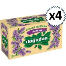 Odea Tr Adaçayı 20'li Poşet Bitki Çayı x 4 Kutu