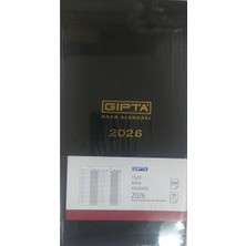 Odea Tr 2026 Ticari Kasa Ajandası, 17X33 Cm, 432 Sayfa, Siyah