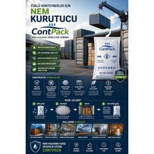 Odea Tr Contpack Plus Askısız Nem Alıcı Rutubet Engelleyici Konteyner Kurutucu 2 Adet 760 gr