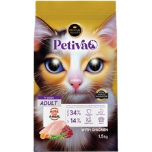 Odea Tr Yetişkin Kediler Için Tavuk Etli Kuru Kedi Maması (1.5 Kg, Tavuk)
