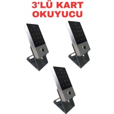 Tr SR-212 Mf Parmak Izi Kart Okuyucu 13.56 Mhz Dokunmatik Şifreli Biyometrik Geçiş Kontrol Siste