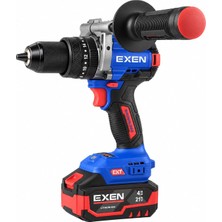Odea Tr Kömürsüz Darbeli Şarjlı Matkap 21V 160 Nm Tork 4.0 Ah Çift Akülü 13 mm Mandrenli Profesyonel Vidalama Seti