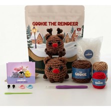 Odea Tr Ren Geyiği Yeni Başlayanlar Için Tığ Işi Seti - Hepsi Bir Arada Amigurumi Seti