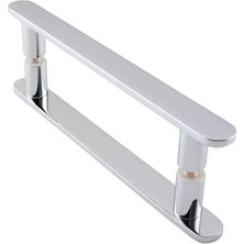 Odea Tr Ayrıntıshop Metal Zamak Krom Parlak Cam Kapı Kulp 16CM Lik