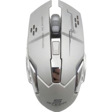 Odea Tr Steep Solid Kablosuz Rgb Gaming Mouse, 2.4 Ghz USB Bağlantı, Şarj Edilebilir, Rgb Aydınlatmalı, 2400 Dpı, Optik Sensör, Sağ Sol El Uyumlu Simetrik Tasarım, Kablosuz Oyuncu Mouse Mo-09