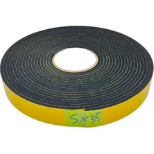 Odea Tr Endüstriyel Epdm (Kauçuk) Çift Taraflı Yapışkan Bantlı Yalıtım Süngeri 5MMX35 mm 10 Metre