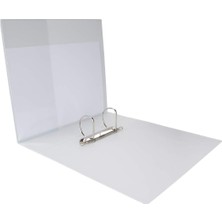 Odea Tr Evrak Sunum Tanıtım Firma Klasörü A4 Pvc 7 cm 2 Halkalı 520 Yaprak Kapasiteli Ring Binder File 27,5X32 cm Beyaz