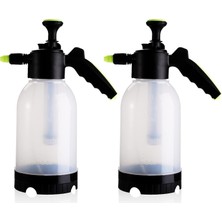 Odea Tr 2 Paket 0,5 Galon El Tipi Bahçe Püskürtücü Pompalı Basınçlı Su Püskürtücüleri, Çim, Bahçe Için Çok Amaçlı El Püskürtücü, Emniyet Valfi Ayarlanabilir Başlık