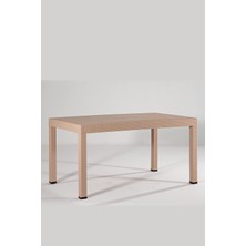 Odea Tr Rattan 90X150 Camsız Cappucino Masa - Bahçe&balkon&teras