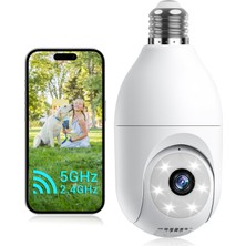 Odea Tr Kablosuz Dış Mekan Güvenlik Kamerası, Wifi 5g ve 2.4g Devriye Fonksiyonlu, Insan Algılama Yapay Zeka, Hareket Izleme, Iki Yönlü Konuşma, Görüş