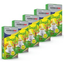 Odea Tr ® Single Origin Brazil Alüminyum Kapsül Kahve (50 Adet) - Nespresso® Uyumlu*