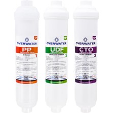 Odea Tr Kapalı Kasa Su Arıtma Cihazı 3 Lü Inline Filtresi Seti Aşamalı (Membransız Set) Fın3