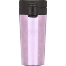 Odea Tr 400ML Filtreli Rahat Içim Kilitlenebilir Paslanmaz Çelik Termos Kahve Mug Bpa Içermez (Pudra-Pembe)