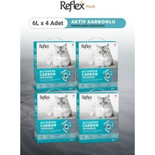Odea Tr Plus Aktif Karbonlu Topaklanan Kedi Kumu, 6l x 4 Adet