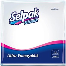 Odea Tr Klasik Mini Beyaz Peçete, 50'li