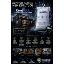 Odea Tr Contpack Plus Askısız Nem Alıcı Rutubet Engelleyici Konteyner Kurutucu 3 Adet 1140 gr