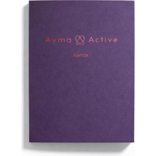 Tr Lila Noktalı Defter & Tarihsiz Aylık Planlayıcı & Bullet Journal