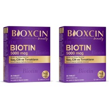 Odea Tr Biotin 5000 Mcg | Saç ve Tırnak Sağlığı Için Biotin | Yorgunluk ve Enerji Metabolizması Desteği | 30 Tablet | Şeker ve Gluten Içermez (2 Paketi)