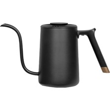 Odea Tr 70THP001AA001 Fish Pure Pour-Over Gooseneck Kettle, Siyah, 700ML
