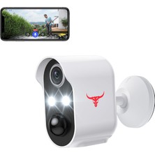 Odea Tr 1080P Kablosuz Güvenlik Kamerası, Spot Işıkları, Aı Insan Algılama, Renkli Gece Görüşü, 2 Yönlü Konuşma, Fhd Canlı Görünüm, Bulut Depolama, 2.4g Wifi, Pille Çalışan, Kapalı/açık Gözetim (2 Spot)