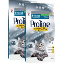 Odea Tr Aktif Karbonlu Topaklanan Kedi Kumu, 10 L x 2 Adet