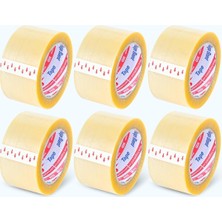 Odea Tr 57 mm x 100 mt Şeffaf Koli Bandı Hotmelt Red 6 Adet