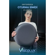 Odea Tr Ortopedik Oturma Simidi - Visco Oturma Simidi Doğum Sonrası Rahatlatıcı Yastık Füme