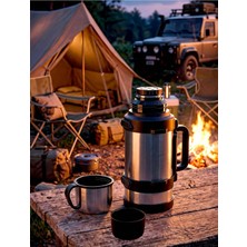 Odea Tr Campmate 3 Litre Paslanmaz Çelik Termos, Gümüş, CKR2129