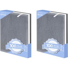 Odea Tr VITAL100 Hava Temizleyici Değiştirme, Gerçek Hepa Yüksek Verimli Aktif Karbon Filtre, Vital 100-RF, 2'li Paket, Beyaz