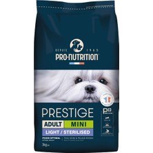 Odea Tr Prestige Sterilised Light Mini Tavuklu Küçük Irk Yetişkin Köpek Maması 3kg