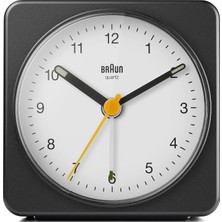 Odea Tr Klasik Analog Çalar Saat, Erteleme ve Işık, Sessiz Kuvars Süpürme Hareketi, Crescendo Bip Alarmı, Siyah Beyaz Model, BC03BW Modeli
