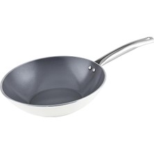 Odea Tr x Refika Birgül Crystal Creamy Metal Wok Tava 28 cm