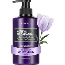 Odea Tr Yoğun Nemlendirici ve Besleyici Saç Kremi Kundal Honey& Macadamia Protein Treatment 500ML White Musk