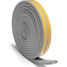 Odea Tr Yapışkanlı 10X2=20 Metre (Gri) Kapı Pencere Bandı Fitili Soğuk Izolasyon Kauçuk Bantları