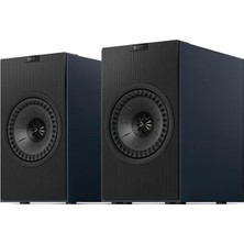 Odea Tr Coda W 200 W, Bluetooth 5.4, Aptx Lossless, HDMI Arc, Usb-C, Phono ve Subwoofer Çıkışlı Kablosuz Aktif Raf Tipi Hi-Fi Hoparlör - Çift (Mavi)