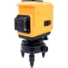 Odea Tr 12 Satır Lazer Seviyesi 48V Pil 360 Derece Dikey Yatay Yeşil Işık Seviye Ölçme Lazermetre
