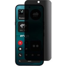 Odea Tr Nothing Phone 4A Pro Ile Uyumlu Hayalet Ekran Koruyucu, Yandan Görünmeyen Anti-Spy Gizlilik (Privacy) Koruması, 9h Temperli Nano Kırılmaz Esnek Cam, Parlama ve Parmak Izi Önleyici