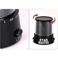 Odea Tr Unisex Renkli Star Master Yıldız Yansıtmalı Odası Gece Lambası Projeksiyon LED Yansıtma