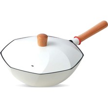 Odea Tr Maifan Stone Wok 30 cm Yapışmaz Tava, Dumansız Tencere