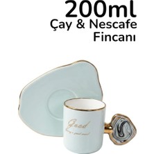 Odea Tr Tek Kişilik Porselen Çay Fincanı Mint Good 200ML
