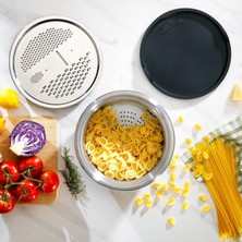 Odea Tr Schafer Gurme Multifonksiyonel Rende 4 Parça-Inox