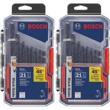 Odea Tr 21 Piece Black Oxide Metal Drill Bit Set BL21A (2 Paketi)