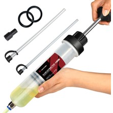Odea Tr Otomotiv Sıvı Çıkarıcı Pompa, Hortumlu Yağ Değişim Şırıngası, Manuel Yakıt ve Dolgu, Sıvı Yağ Değişimi Tahliye Cihazı (7 Oz./0.21 QT./200 Cc)