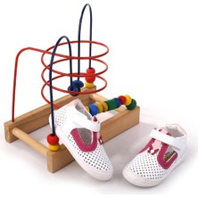 Odea Tr Şrbb 4794 Kız Bebek Ortopedik Ilk Adım Ayakkabısı Beyaz-Fuşya