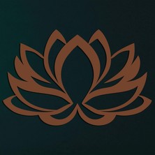 Odea Tr Metal Duvar Sanatı, Metal Lotus Çiçeği Sanatı Bronz, Duvar Silueti, Metal Duvar Dekoru, Ev Ofis Dekorasyonu Yatak Odası Oturma Odası Dekoru, Duvar Askıları (30 G x 20 Y / 76X51 Cm)
