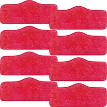 Odea Tr 8 Paket Mikrofiber Yedek Buharlı Paspas Pedleri Schenley Buharlı Paspas Temizleyici, Yıkanabilir ve Yeniden Kullanılabilir Yedek Paspas Pedleri Için Uyumlu