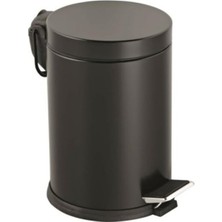 Odea Tr 3lt Siyah Pedallı Metal Çöp Kovası