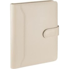 Odea Tr 2027 Yılı Premium Tasarım Hediyelik Organizer Ajanda Kılıflı Tarihli Çizgili 168 Yaprak 17X24 Ajandalı Dilli Mıknatıs Kapaklı Vegan Deri 20X26 Cm. Bej