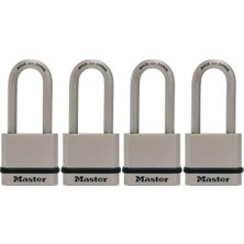 Odea Tr M530XKADLHCCSEN Asma Kilit Kaplamalı Askı ve 5,1 cm Ütü Mesafesi, Aynı Kapanır, 1,9 cm Genişliğinde 4'lü Paket Keyed Alike