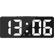 Odea Tr LED Ekranlı Dijital Alarmlı Masa Saati Orta Boy